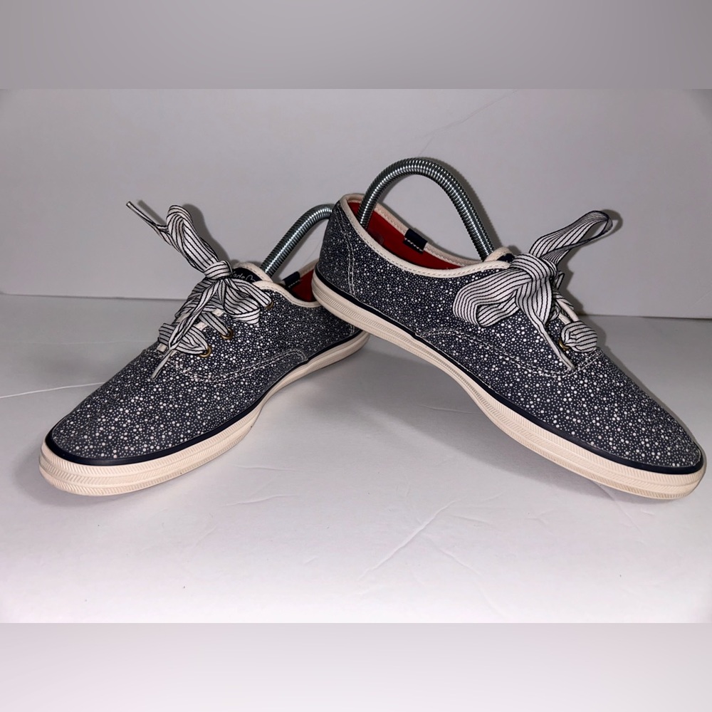 Keds x Taylor Swift Collection Navy Dotted Lace Up Sneakers Womens